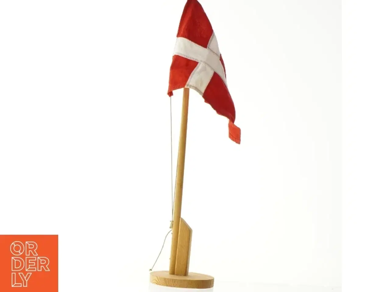 Billede 3 - Dansk bordflag med fod