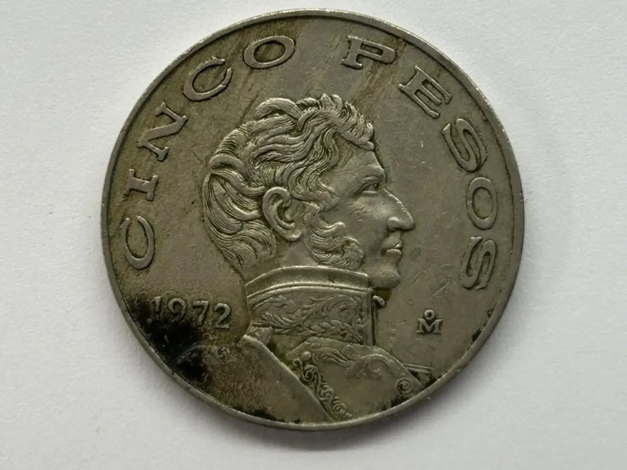 Billede 1 - Cinco Pesos Mexico 1972