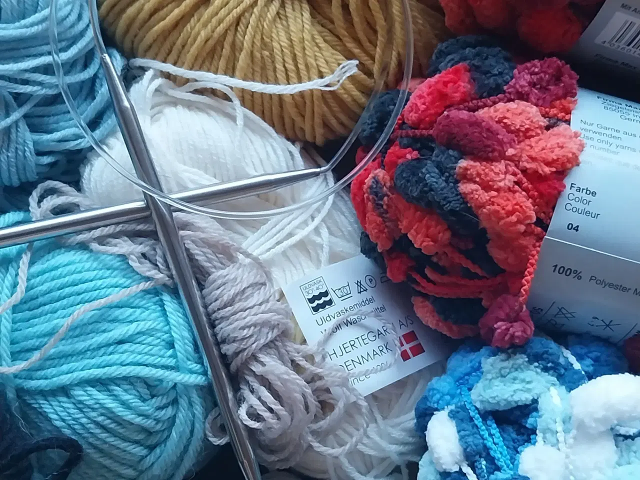 Billede 8 - Garn, Strikke 1.500g