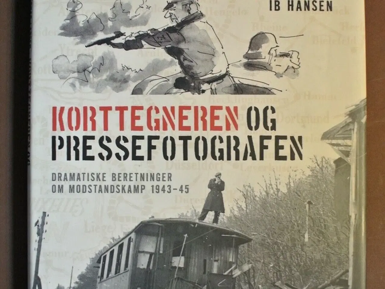 Billede 1 - korttegneren og pressefotografen - dramatiske bere