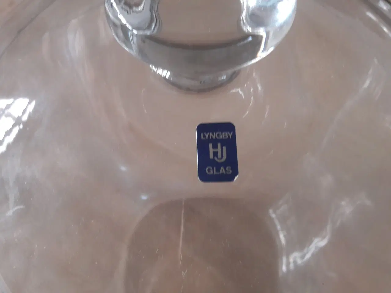 Billede 2 - Punch Bowle med låg Fra Lyngby Glas