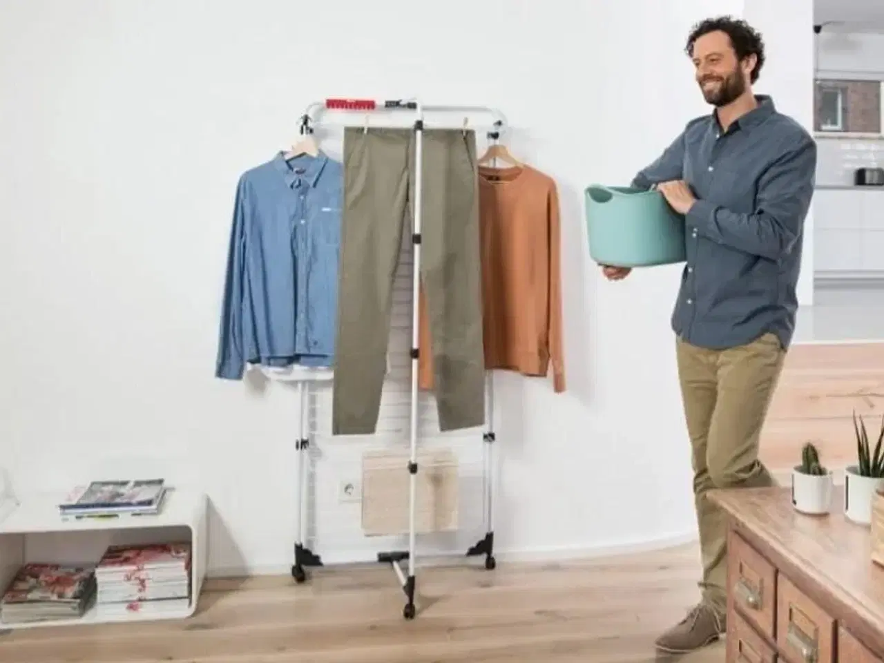 Billede 16 - Tørrestativ Vileda Mixer 4 – vertikalt, 40 m tørreplads