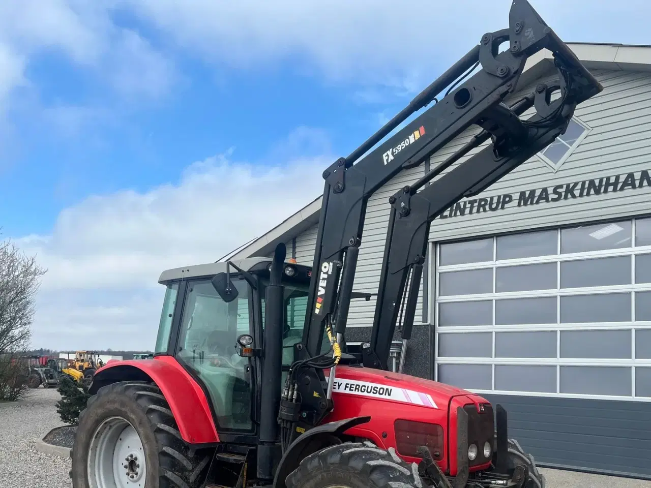 Billede 20 - Massey Ferguson 6480 Dyna 4 Med frontlift og frontlæsser