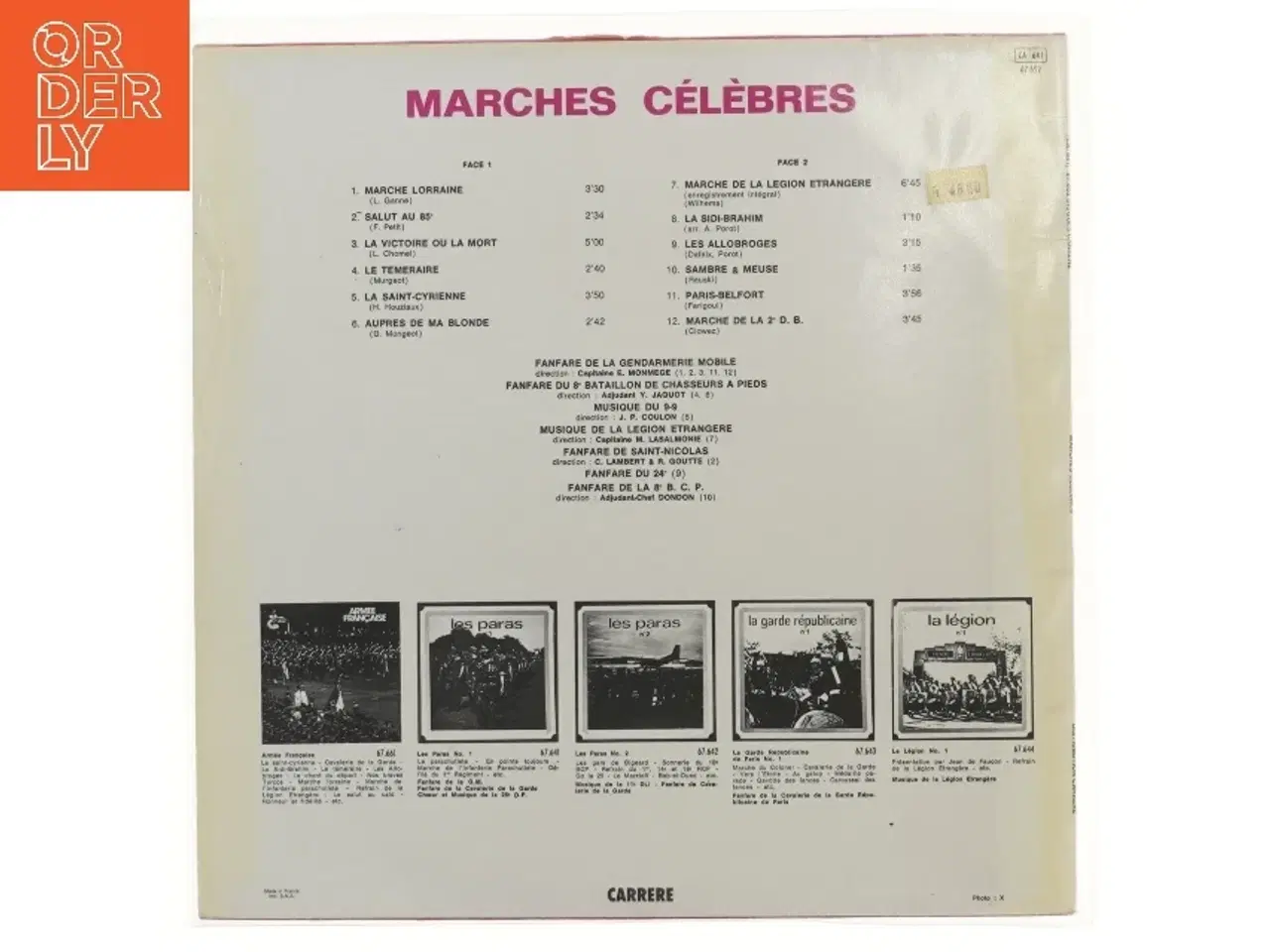 Billede 2 - Marches célèbres LP