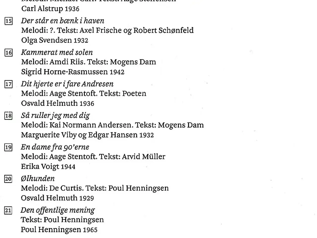 Billede 5 - Danske revy legender 1 - 3 (3 CD'er)  60 numre