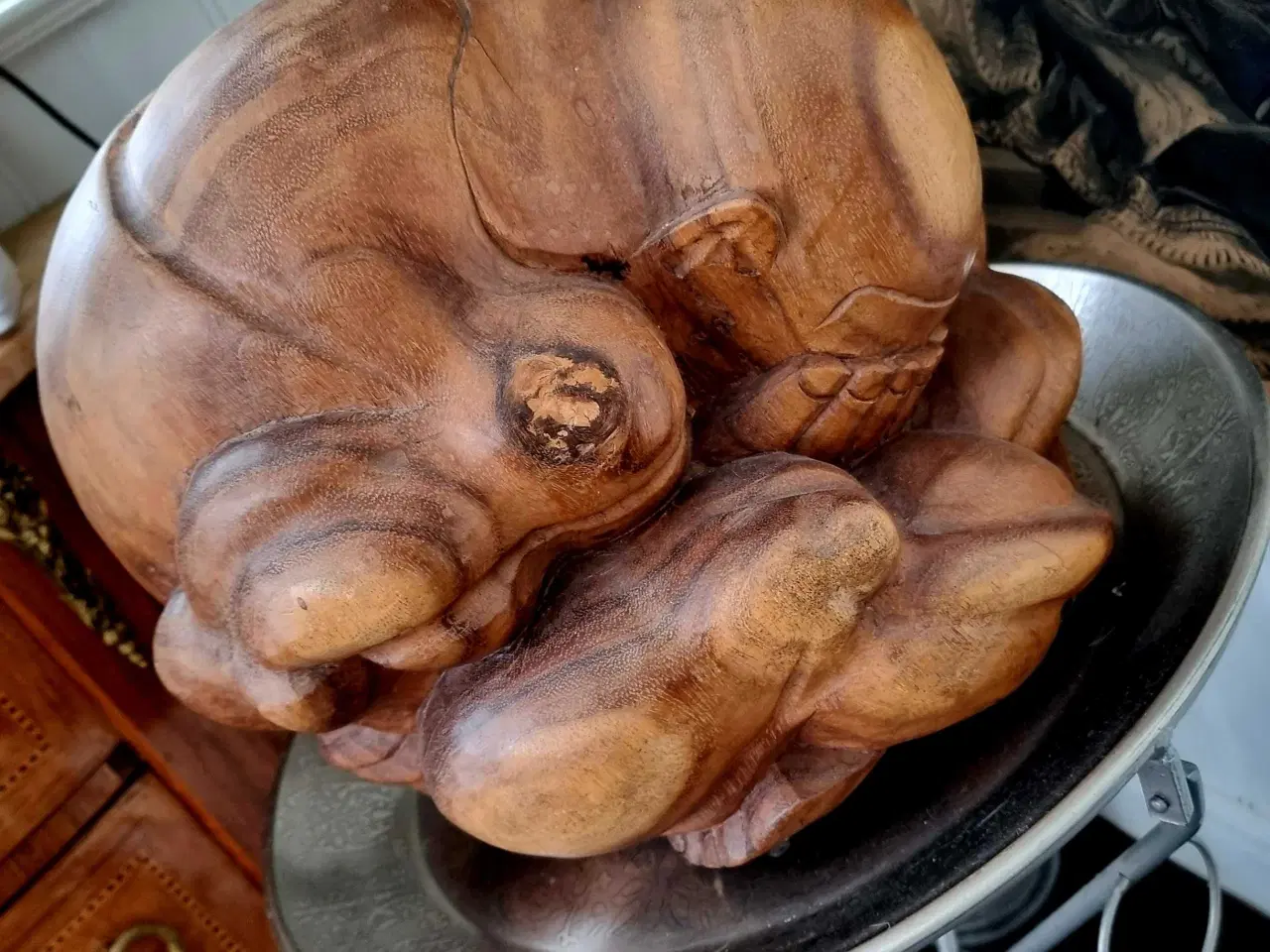 Billede 3 - STOR TUNG grædende Buddha 🙏🤲