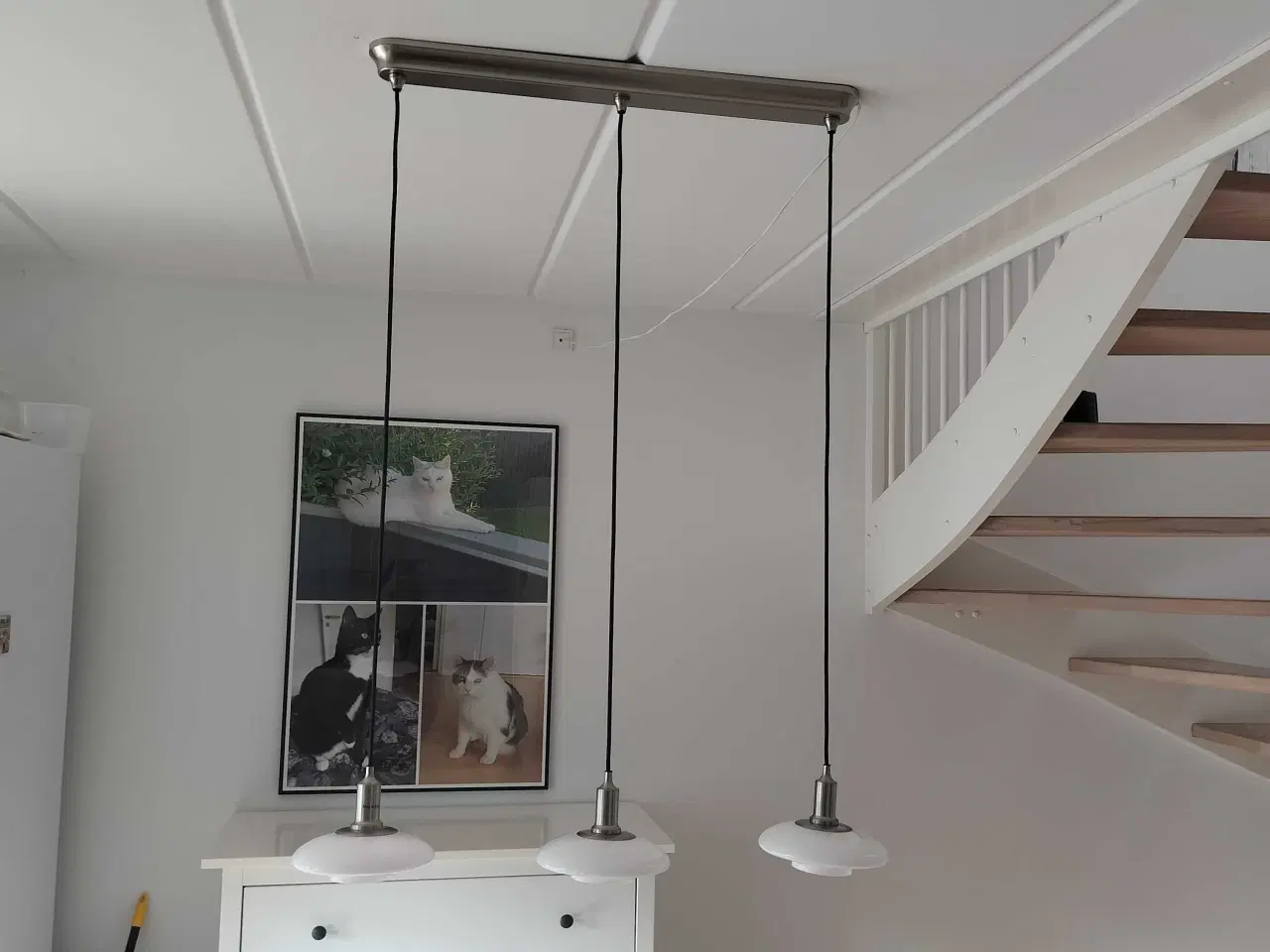 Billede 1 - LOFTLAMPE og lampe med 3 spot