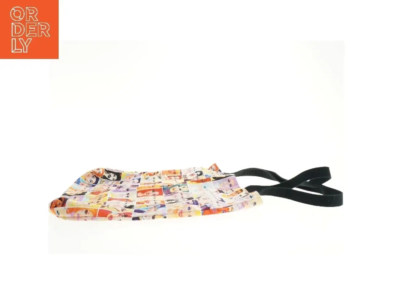 Billede 3 - Farverigskuldertaske (str. 45 x 47 cm)