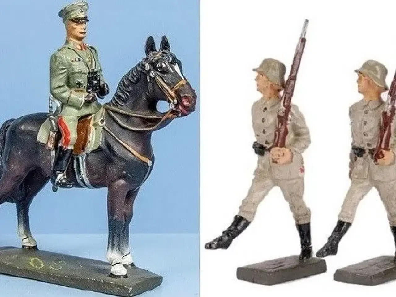 Billede 5 - Gamle- LINEOL legetøjs soldater købes.