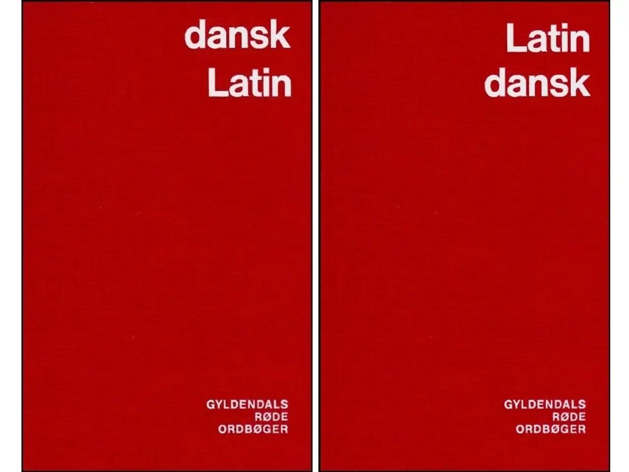 Billede 1 - Dansk-Latin + Latin-Dansk Ordbog