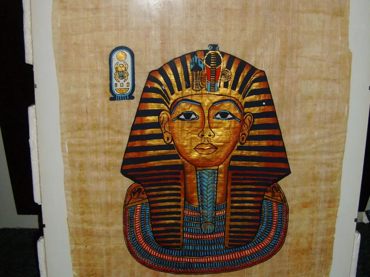 Billede 3 - Håndmalede egyptiske motiver på papyrus