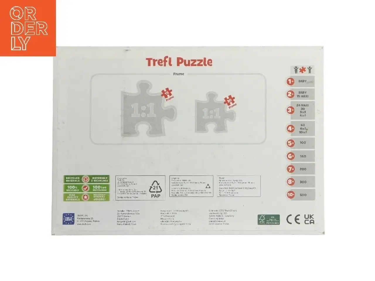 Billede 3 - Winnie the Pooh puslespil fra Disney (str. 15 brikker cm)