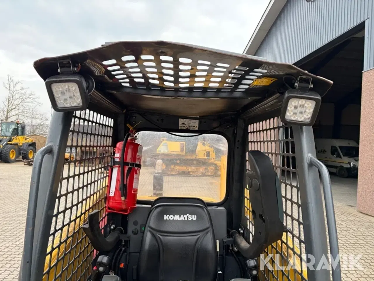 Billede 12 - Minilæsser Komatsu SK1020-5 skridstyret læsser