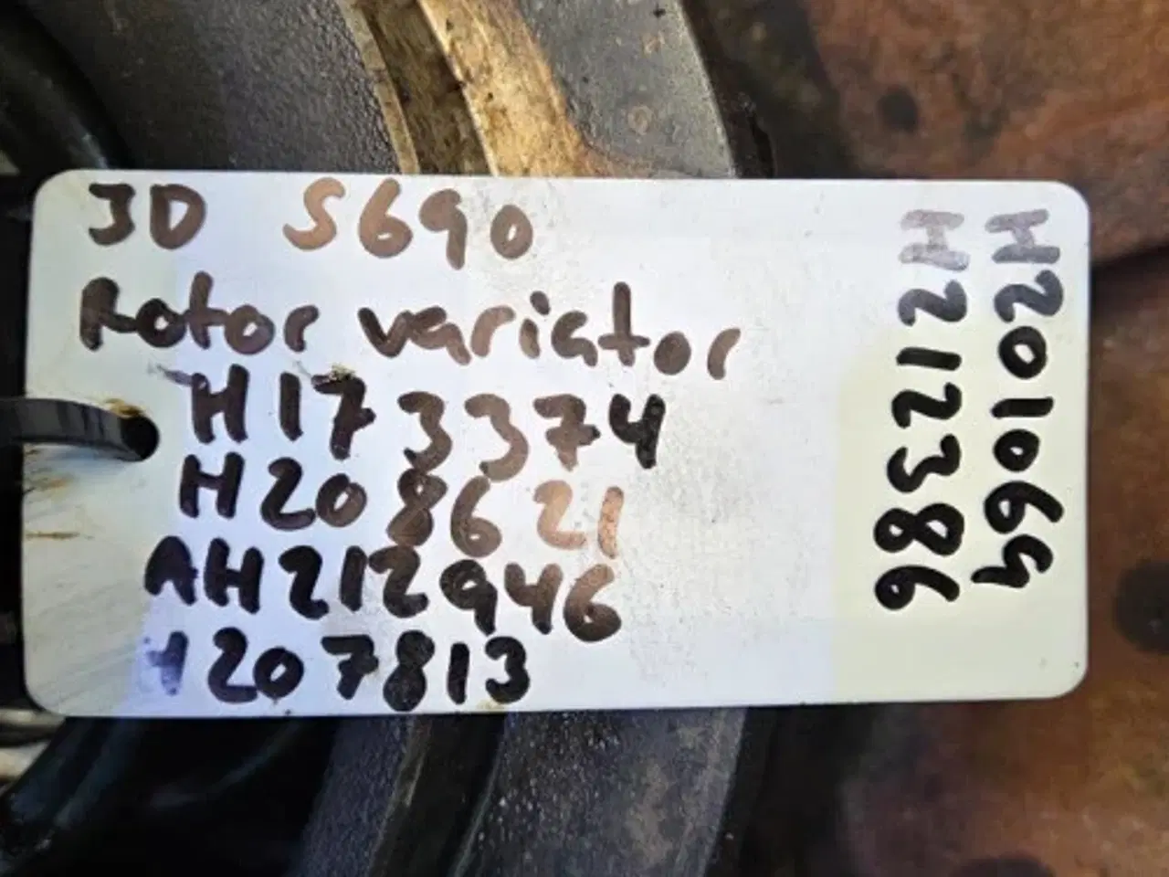 Billede 2 - John Deere S690 Variatorskive H173374