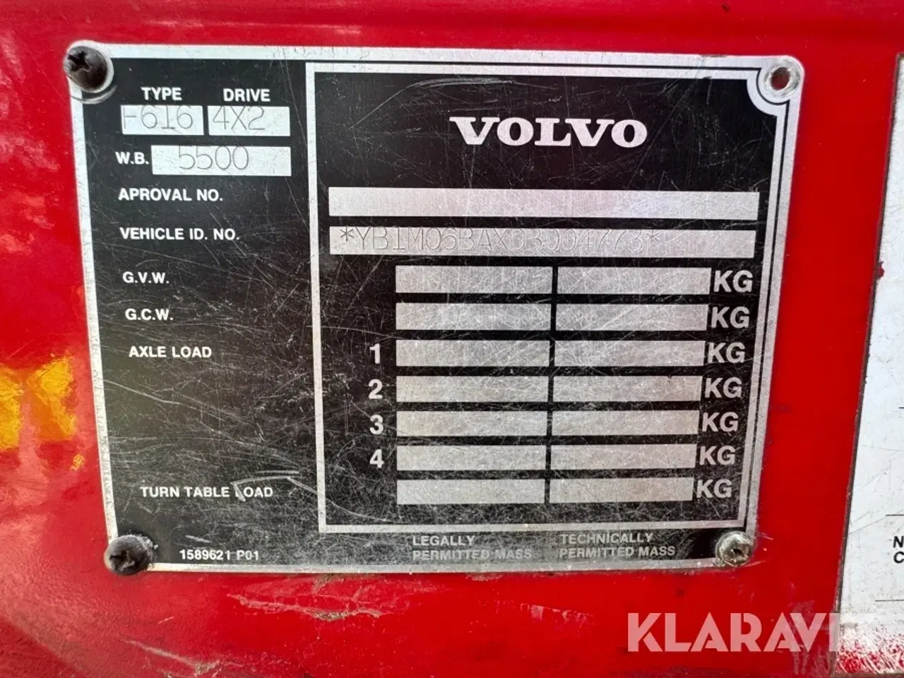 Billede 7 - Veteranlastbil Volvo F616