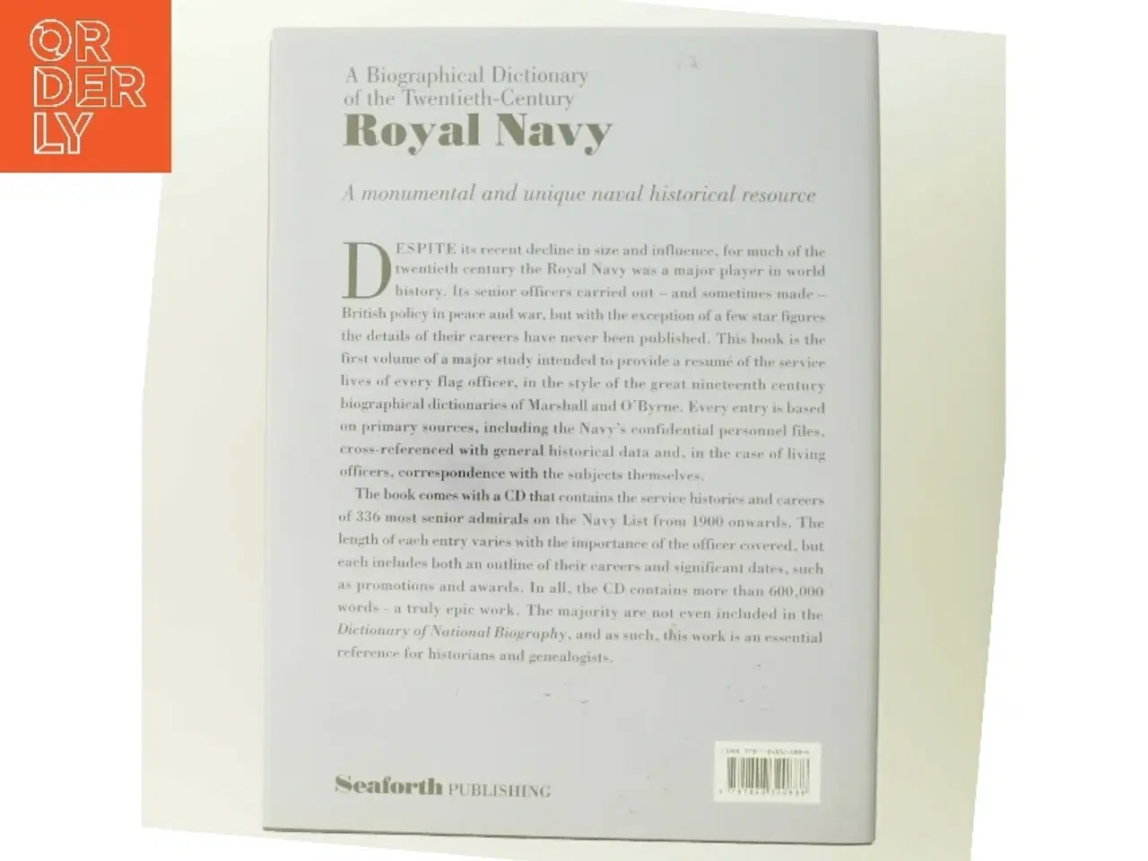 Billede 3 - A Biographical Dictionary of the Twentieth-century Royal Navy af Alastair Wilson (Bog)