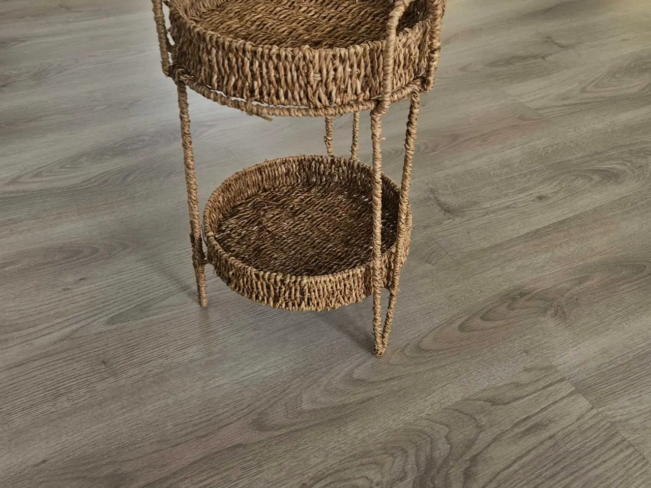 Billede 1 - Blomster opsats i kurveflet