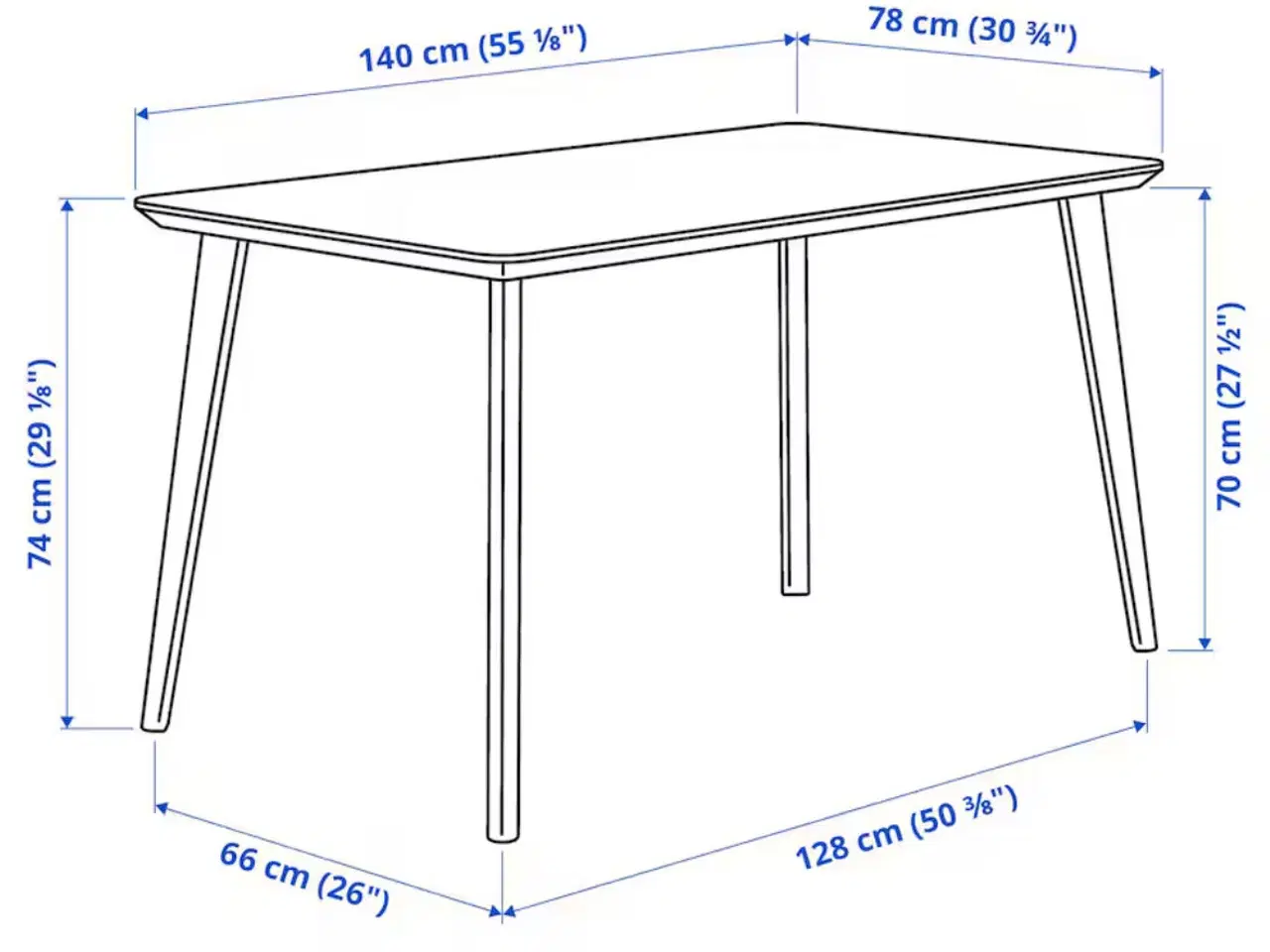 Billede 7 - Spisebord med 4 stole
