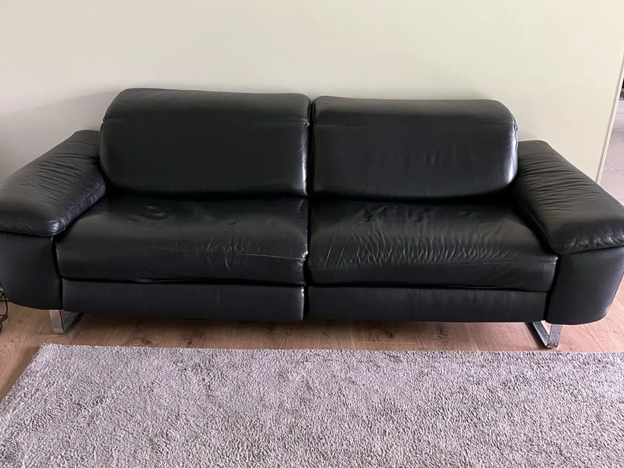 Billede 1 - Super lækker læder sofa