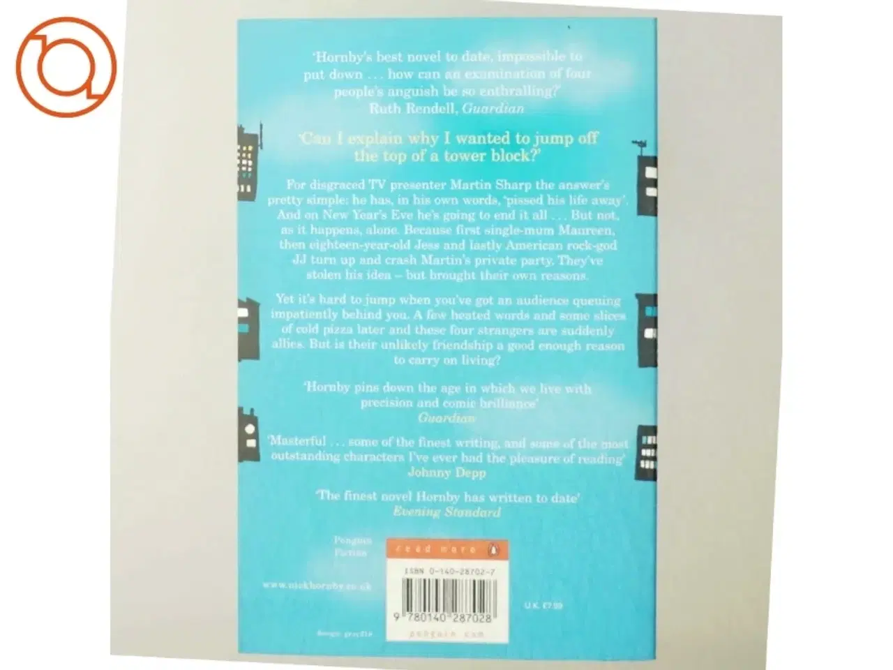 Billede 3 - A long way down af Nick Hornby (Bog)