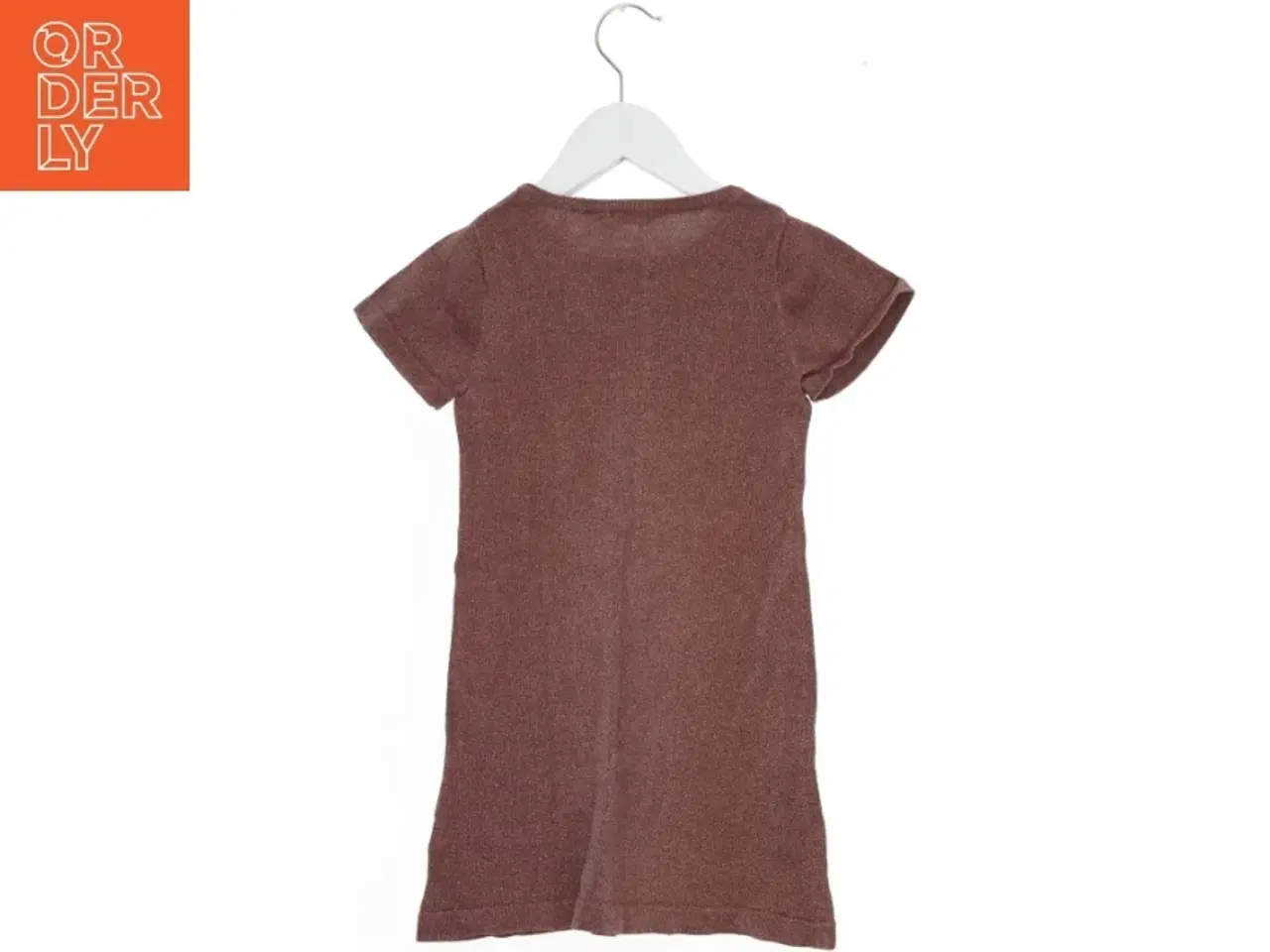 Billede 2 - Brun børnekjole med sløjfe fra H&M (str. 110)