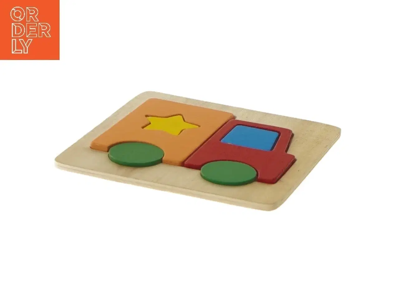 Billede 4 - Træpuslespil bil (str. 15x15 cm)