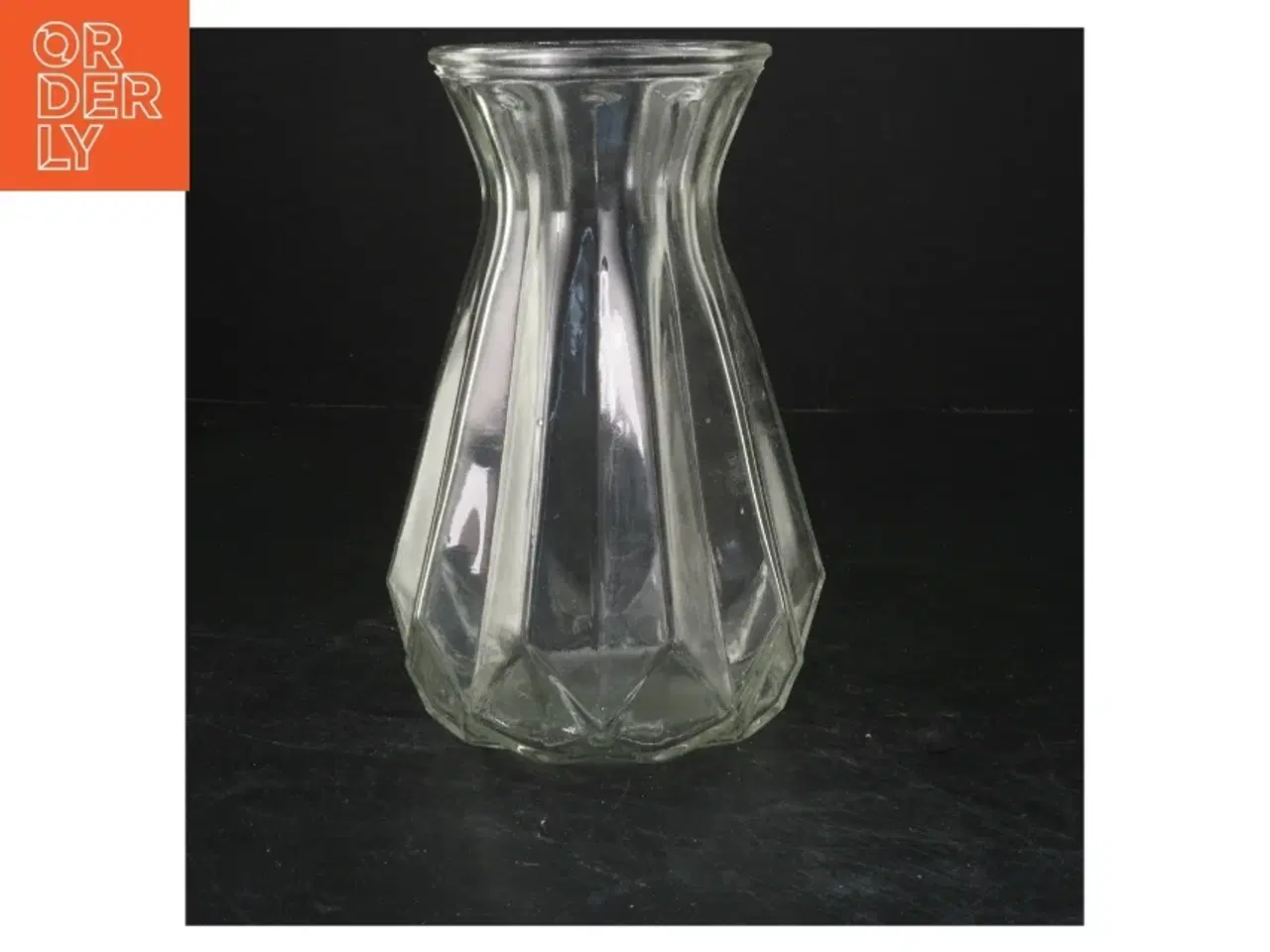 Billede 1 - Glasvase (str. 18x12 cm)