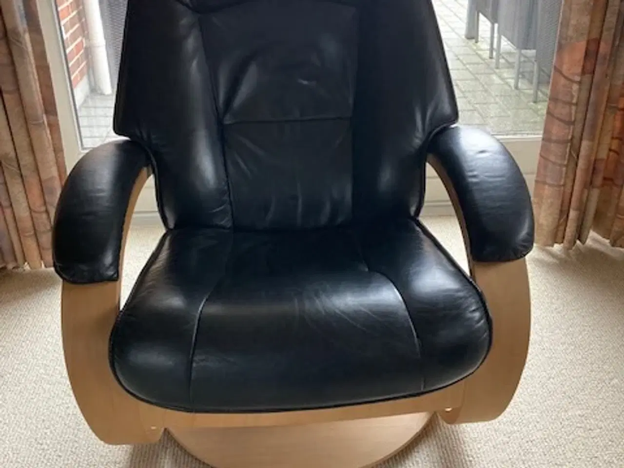 Billede 5 - Læder- Lænestol