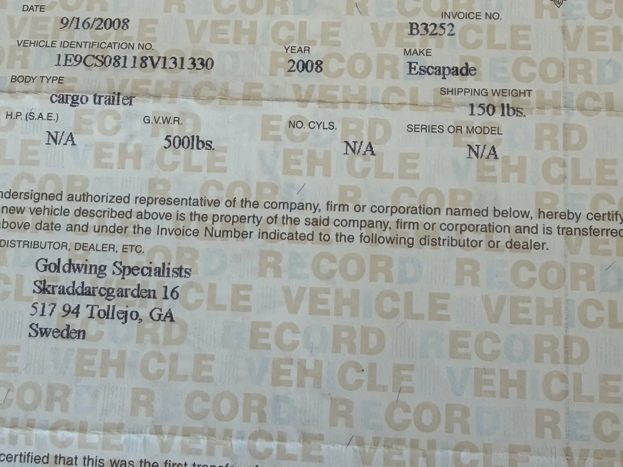 Billede 4 - Trailer til motorcykel. Super-fin