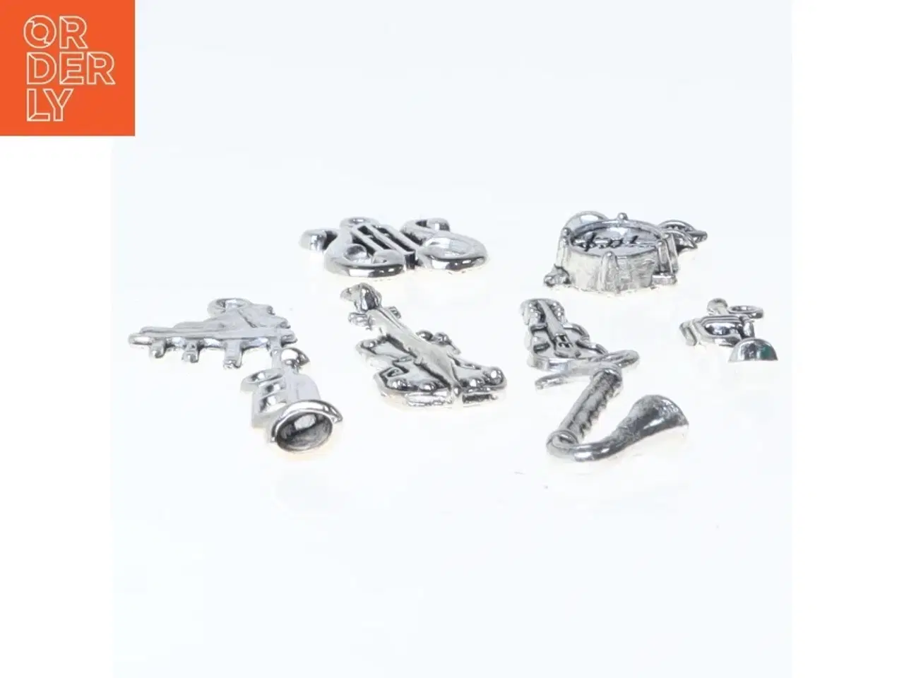 Billede 2 - Musikinstrument charms i metal
