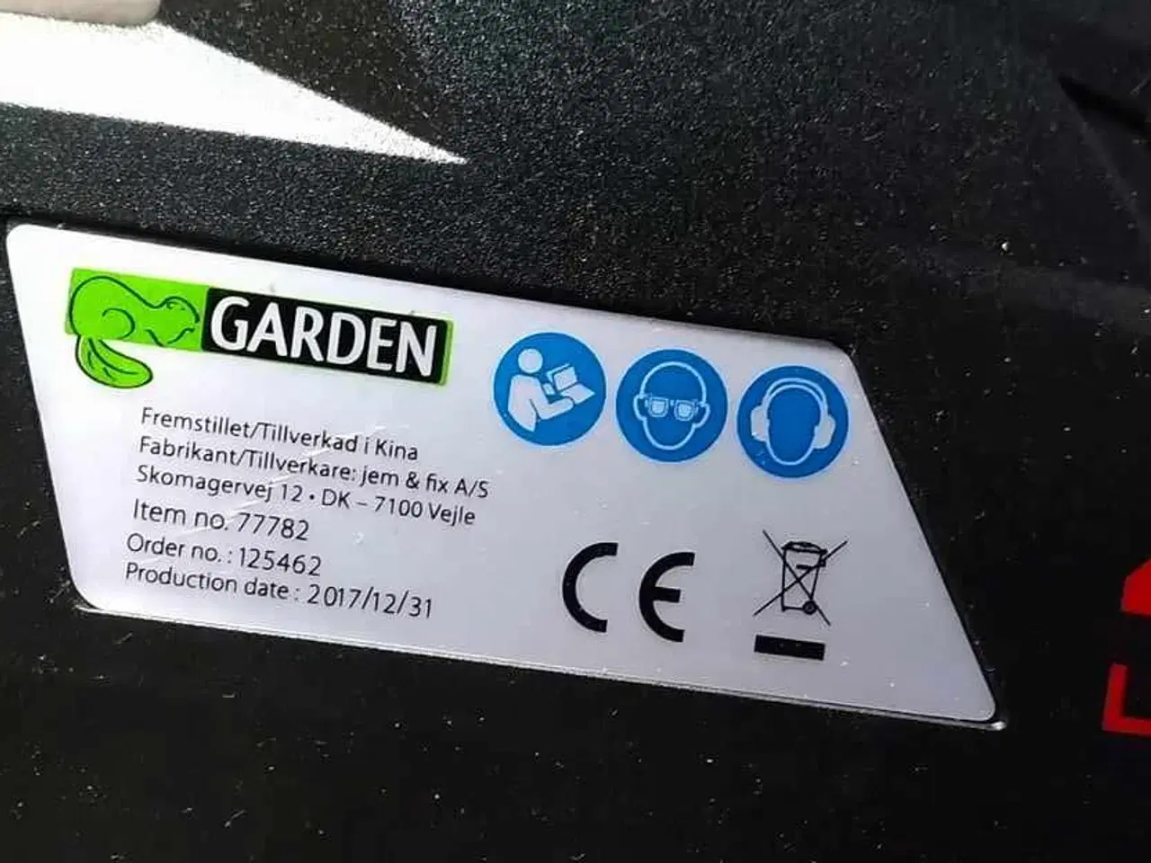 Billede 1 - Batteridreven græstrimmer - GARDEN