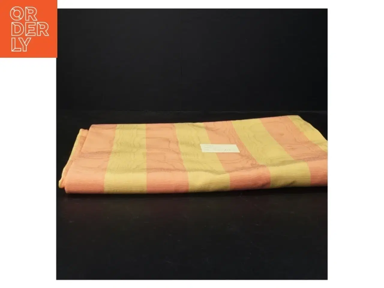 Billede 3 - Stribet dug i moiré (str. 140 x 195 cm)