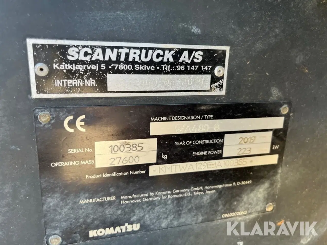 Billede 9 - Gummiged Komatsu WA480-8