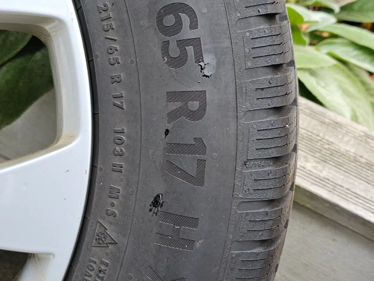 Billede 2 - 17” org. Citroen C5 alufælge + conti vinter dæk