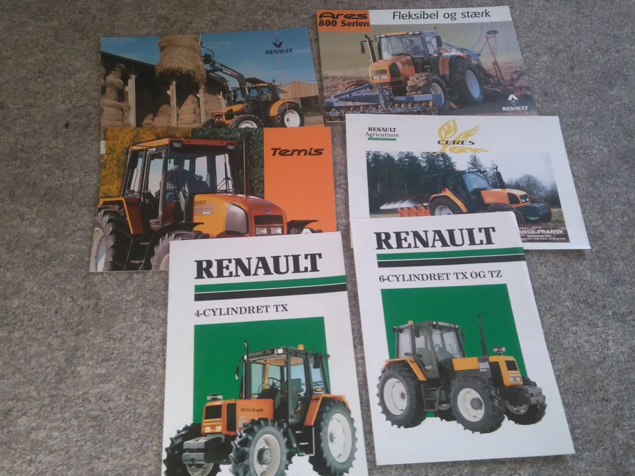 Billede 1 - renault traktor brochurer