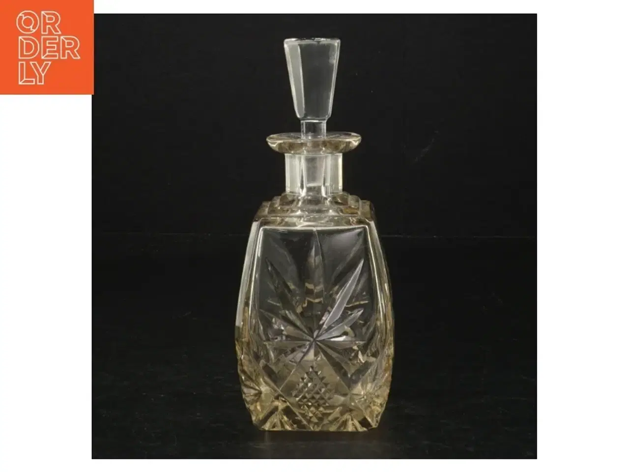 Billede 2 - Gl. Glaskaraffel (str. H. 16,5 cm. 6,5 x 6,5 cm)