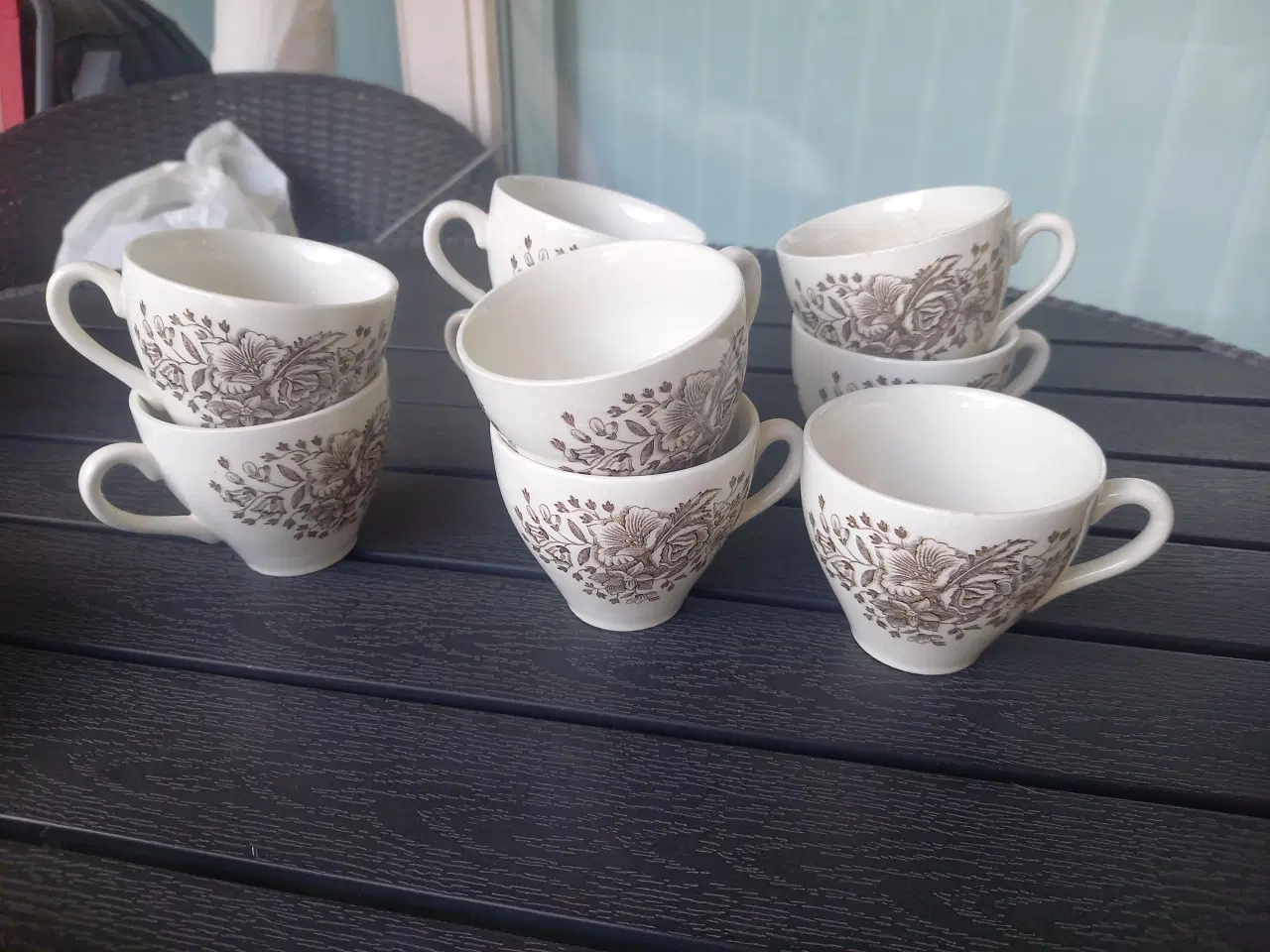 Billede 2 - Vintage Engelsk Te kopper "Jardiniere"