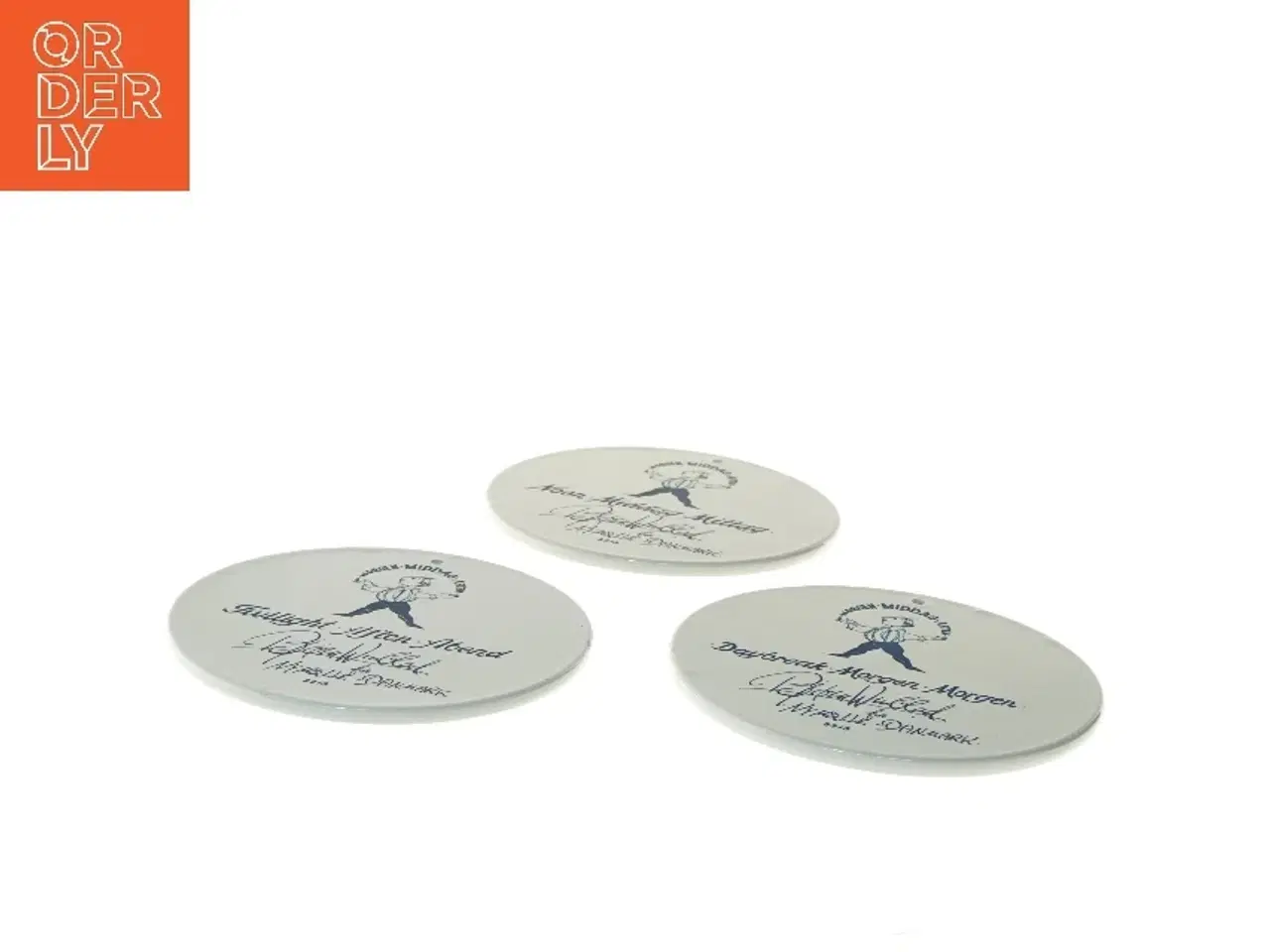 Billede 4 - Decorative wall plates with illustrations fra Bjørn Wiinblad (str. Ø 18 cm)