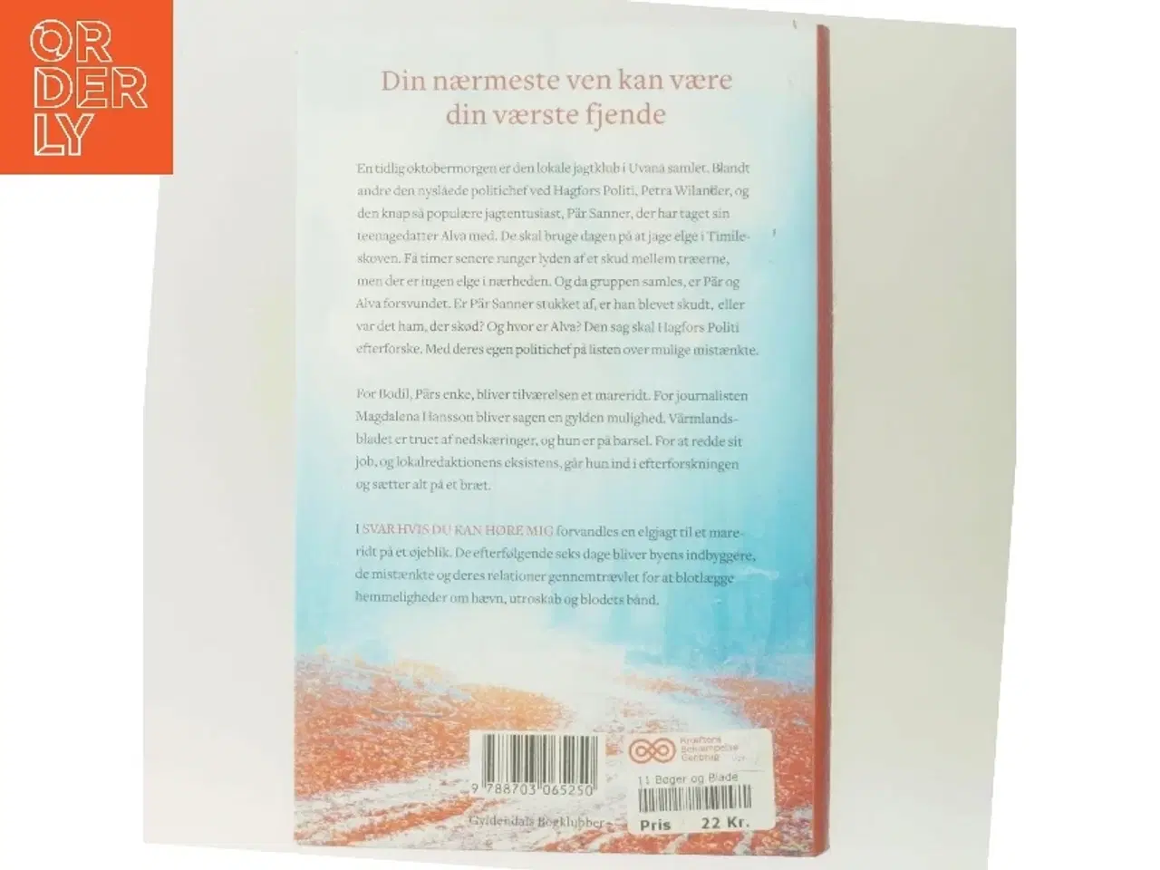 Billede 3 - Svar hvis du kan høre mig : kriminalroman af Ninni Schulman (Bog)