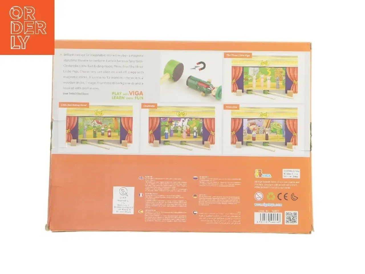 Billede 2 - Magnetisk teater med 4 scener (str. 33,5x25 cm)