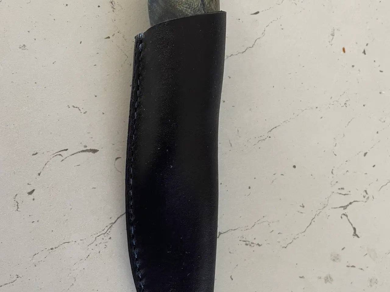 Billede 2 - Håndlavet kniv i rustfrit damask stål