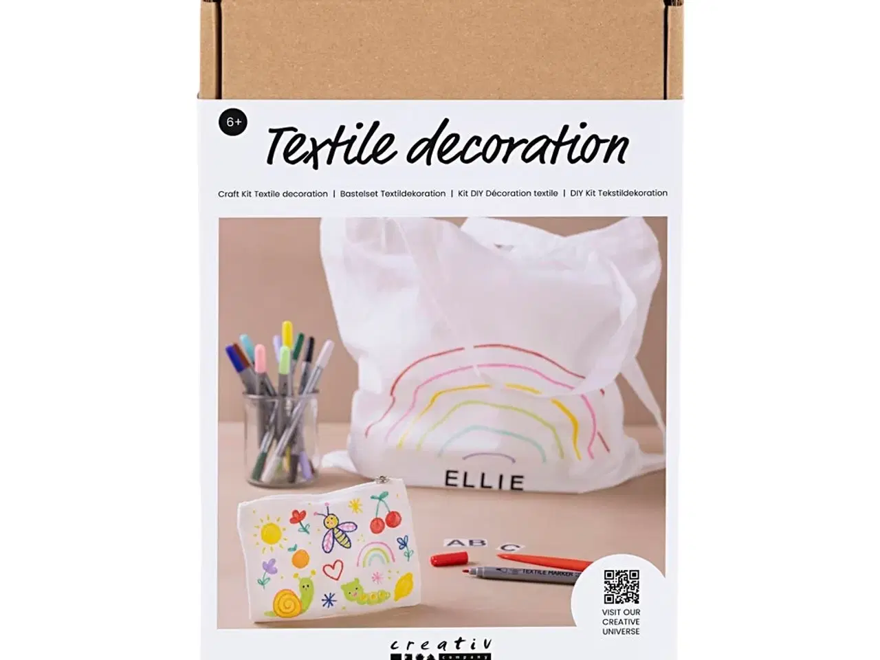 Billede 1 - DIY Kit til Unik Tekstildekoration - Alt Inkluderet