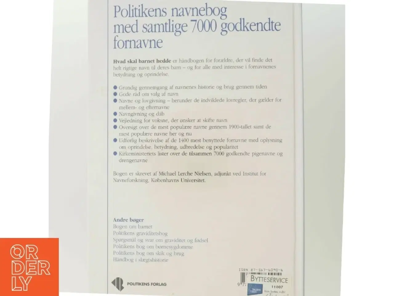 Billede 3 - Hvad skal barnet hedde? af Michael Lerche Nielsen (Bog)