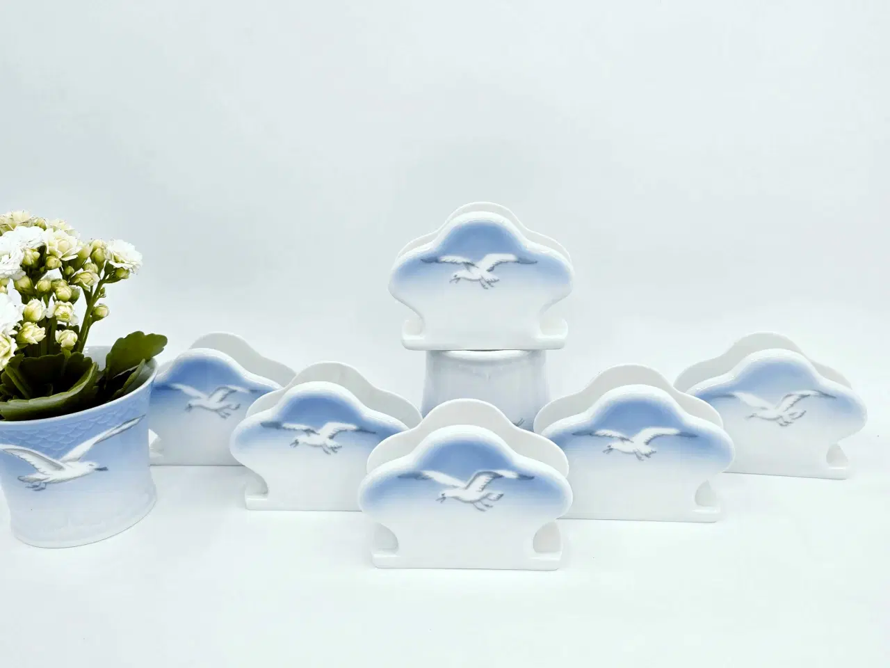 Billede 2 - Mågestel uden guldkant servietholder porcelæn