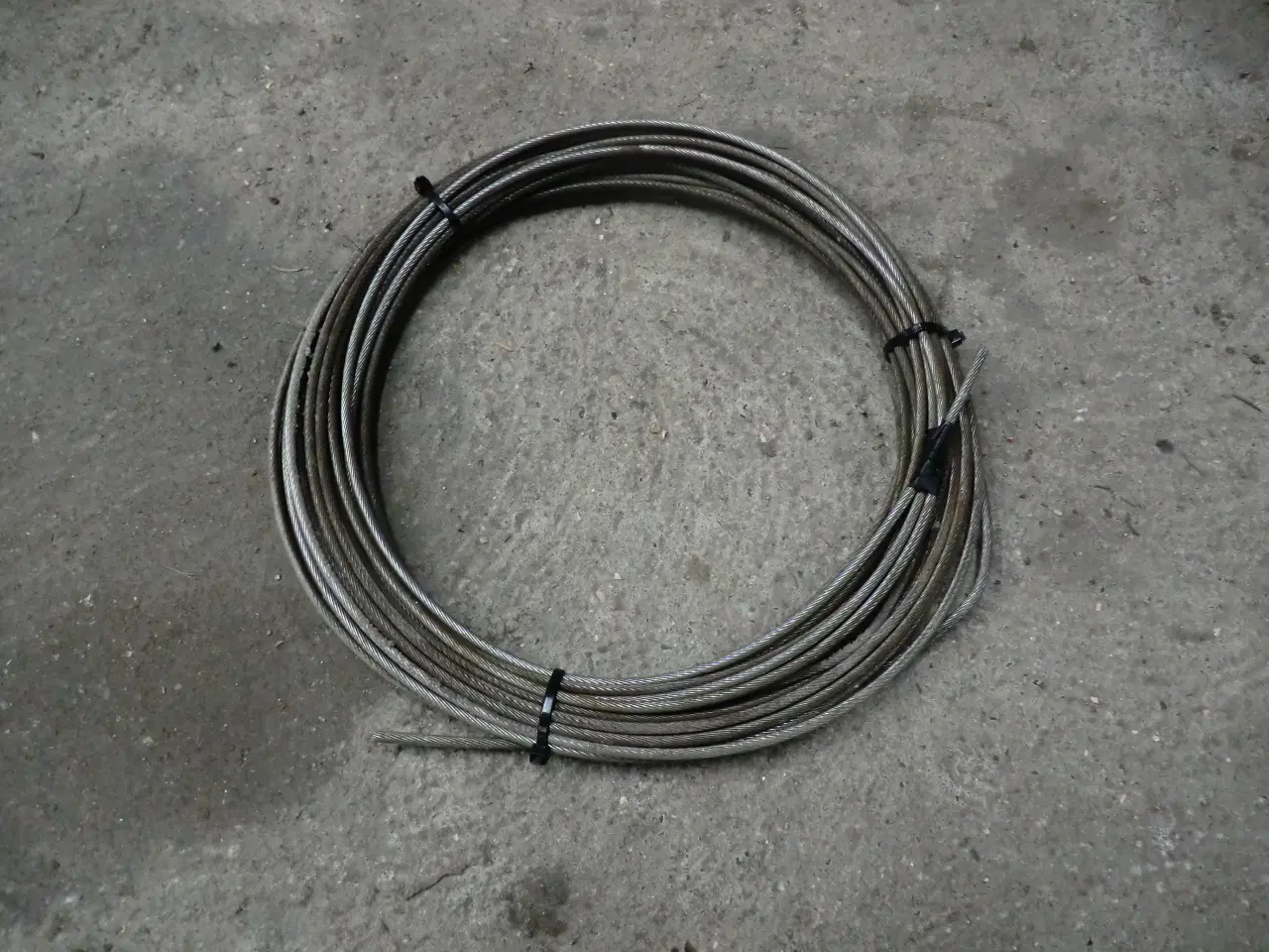 Billede 1 - 5 mm rustfri stålwire