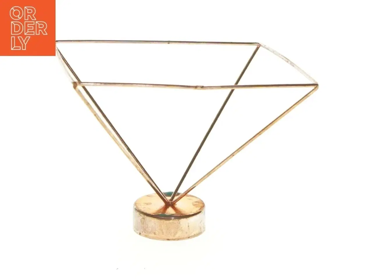 Billede 3 - Metal lysestage (str. 13x10 cm)