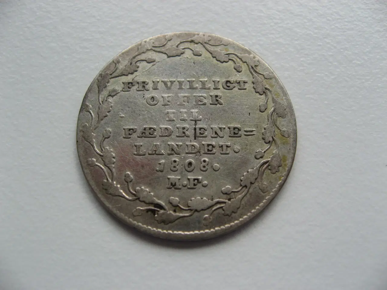 Billede 1 - " Offermark " 1/6 Rigsdaler 1808