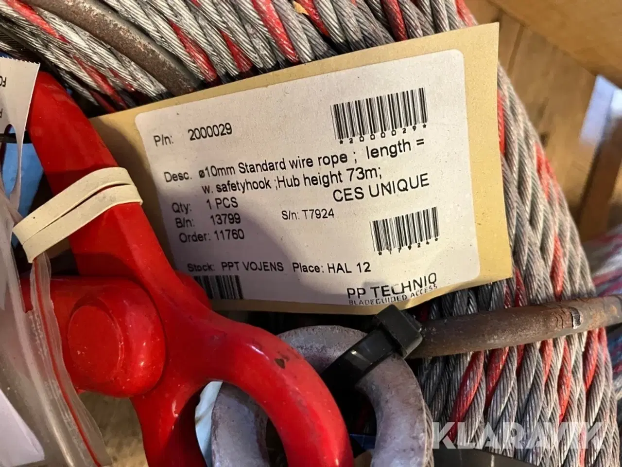 Billede 7 - Lot - wire, faldsikring og øvrigt 5 paller