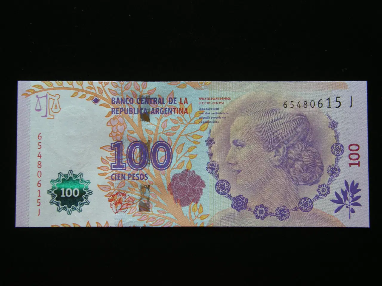 Billede 1 - Argentina  100 Pesos  2014  P358  Unc.