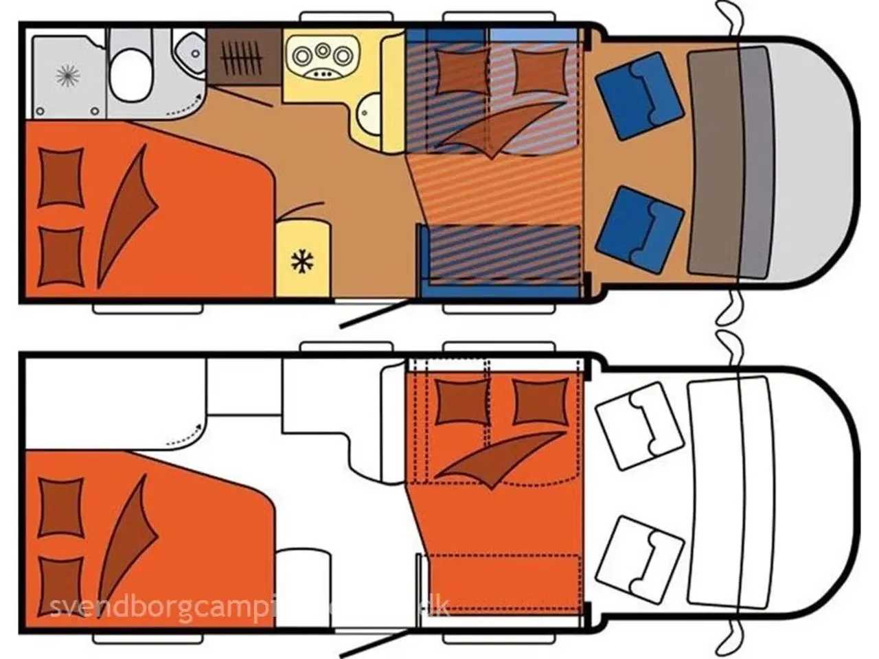 Billede 1 - 2020 - Hobby Optima On Tour T65 HFL   Meget velholdt